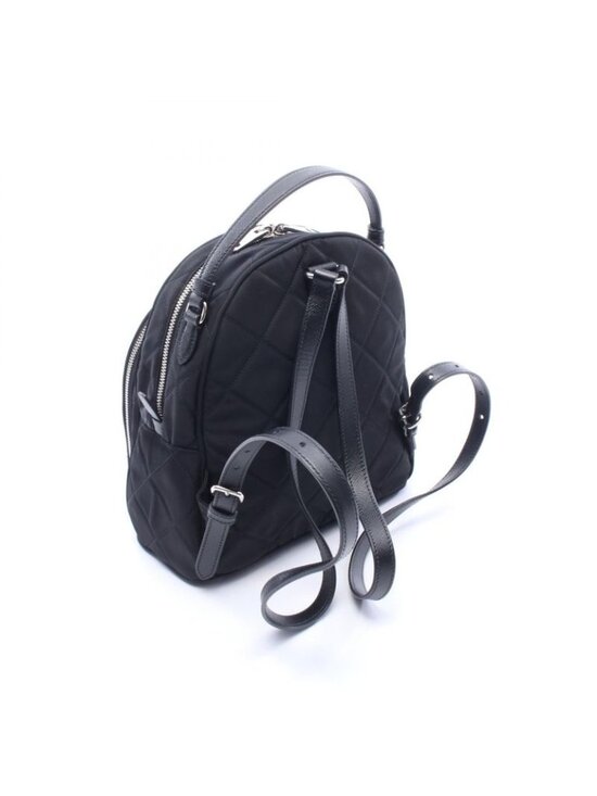 Prada Backpack Tessuto Impuntu Black Nylon Leather Quilted main image 5